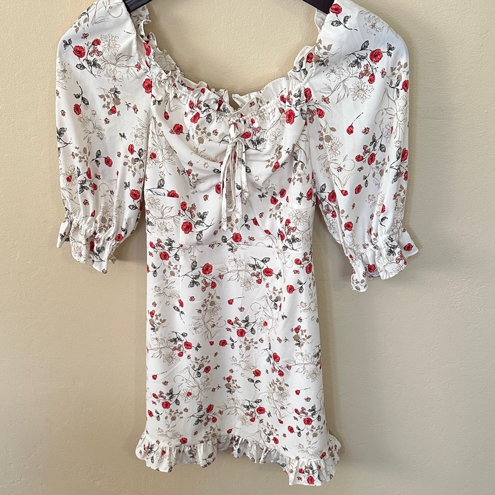 Floral Off-Shoulder Dress